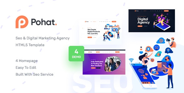 Pohat v1.0 - SEO & Digital Marketing Agency HTML5 Template