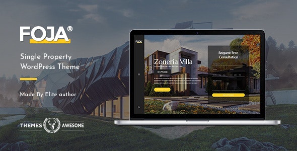Foja v1.2 - Single Property WordPress Theme
