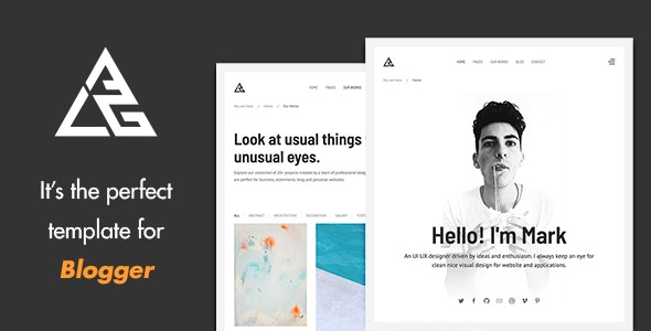 Alex v1.0 - Portfolio Personal Blogger Joomla 4 Template