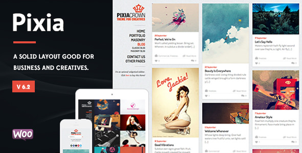 Download Pixia v6.2 – Showcase WordPress Theme | Free Nulled Scripts