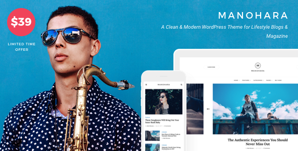Manohara v1.2.0 - Modern Lifestyle Blog & Magazine Theme