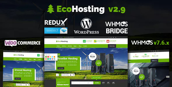 EcoHosting v2.9 - Responsive Hosting and WHMCS Theme