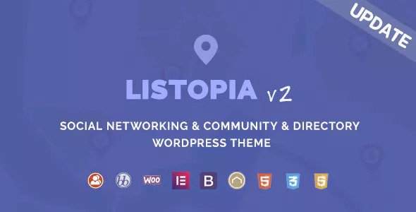 Listopia v2.1.9 - Directory, Community WordPress Theme