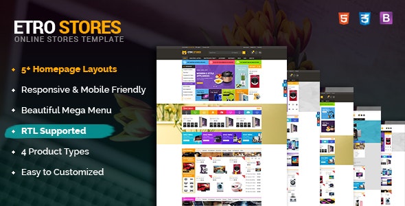 EtroStore v1.0.0 - Responsive & Multi-Purpose HTML5 Template