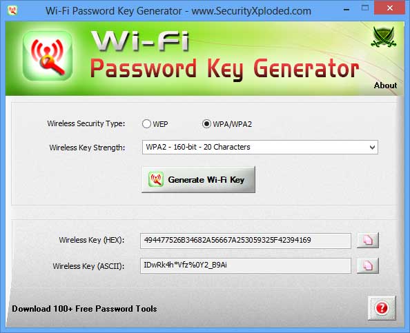 Download WiFi Password Key Generator 12.0