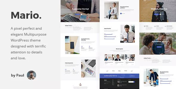 Mario v1.0.6 - Creative Multipurpose WordPress Theme