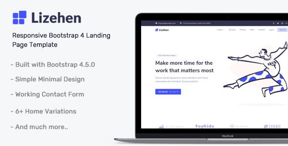 Lizehen v1.0 - Landing Page Template