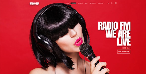 Radio FM v1.0 - HTML Bootstrap Template