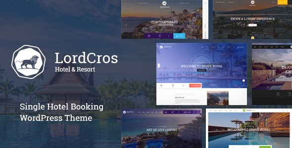 LordCros v1.2.0 - Hotel Booking WordPress Theme