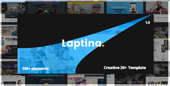 Download Laptina – Multi-Purpose Business & Financial Professional, Consulting PSD Template | Free Nulled Scripts