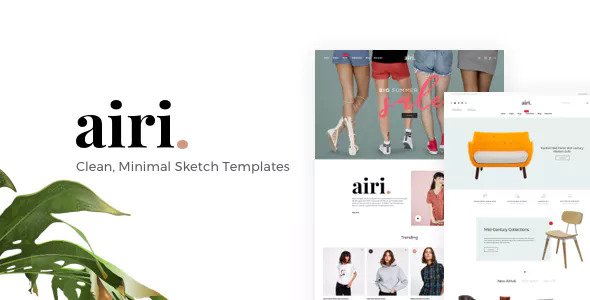 AIRI - Clean, Minimal Sketch Templates