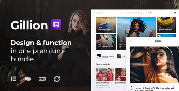 Gillion v4.0 - Multi-Concept Blog/Magazine & Shop WordPress Theme