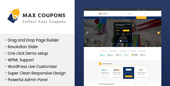 Max Coupons v1.2.2 - Couponry & Deals WordPress Theme