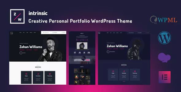 Intrinsic v1.0.2 - Creative Personal Portfolio Themes