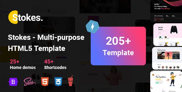 Stokes v1.0 - The Responsive Multi-purpose HTML5 Template