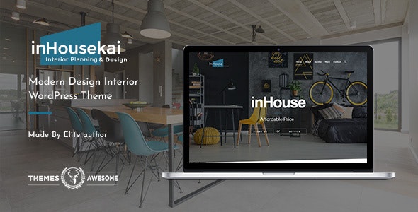 Inhousekai v1.3 - Modern Design Interior WordPress Theme