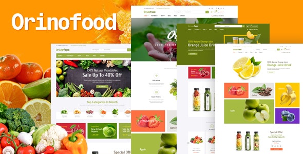 Orinofood v1.0 - Organic Opencart Theme