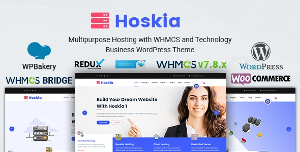 Hoskia v2.4 - Multipurpose Hosting with WHMCS Theme