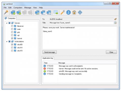 LizardSystems-LanSend