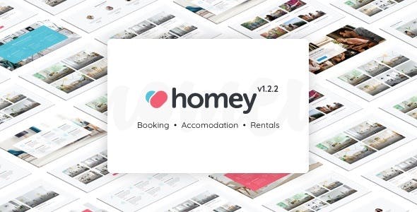 Homey v1.2.2 - Booking and Rentals WordPress Theme