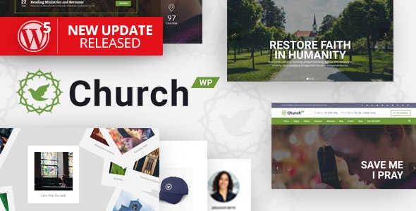 ChurchWP v1.9.3 - A Contemporary WordPress Theme for Churches
