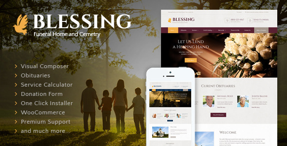 Blessing v3.2.2 - Funeral Home WordPress Theme