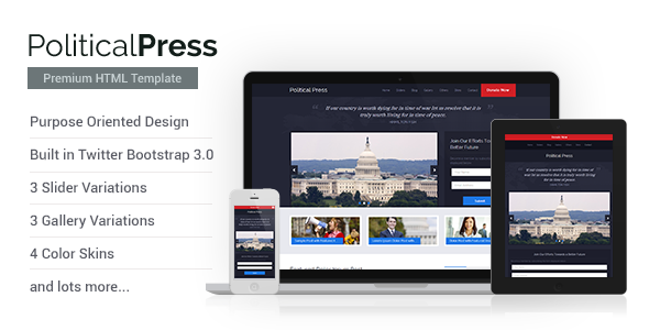 Download Political Press – HTML Template | Free Nulled Scripts