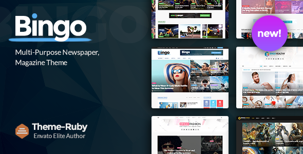 Bingo v2.5 - Multi-Purpose Newspaper & Magazine Theme