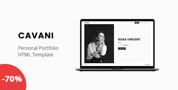 Cavani v1.0 - CV / Resume / Portfolio Template