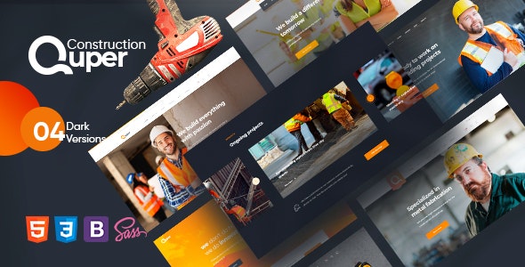 Quper v1.0 - Construction HTML5 Template