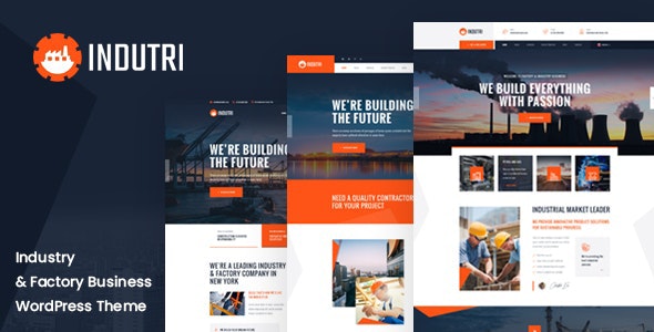 Indutri v1.0.1 - Factory & Industrial WordPress Theme