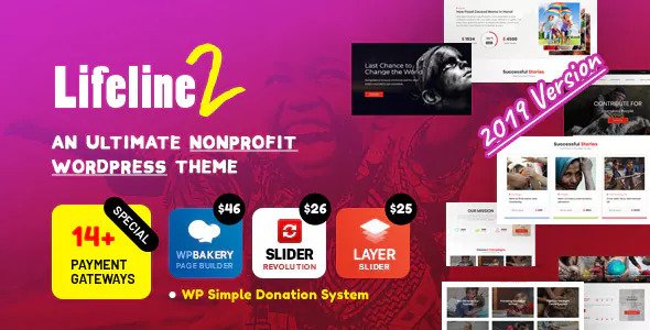 Lifeline 2 v3.4.7 - An Ultimate Nonprofit Theme