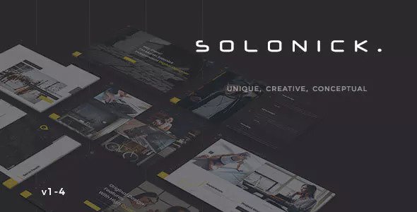 Solonick - Creative Responsive Personal Portfolio