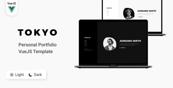 Tokyo v1.0 - Personal Portfolio VueJS Template