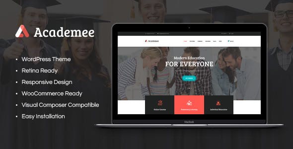 Academee v1.1 - Education Center & Training Courses WordPress Theme