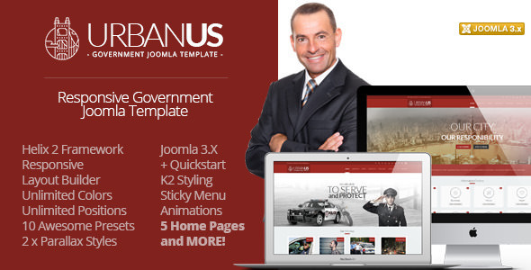 Download Urbanus – Responsive Government Joomla Template | Free Nulled Scripts