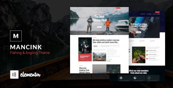 Mancink v1.0 - Fishing & Angling WordPress Theme