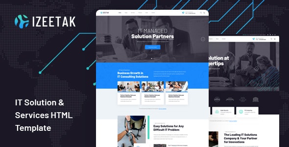Izeetak v1.0 - IT Solutions & Services HTML Template