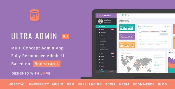 Ultra v6.2 - Multi Purpose Admin Theme