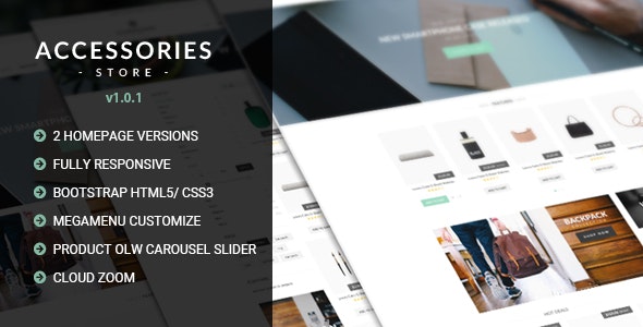 Accessories v1.0.1 - Multi Store Responsive HTML Template