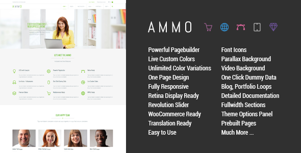 Ammo v1.5.2 - Corporate MultiPurpose Theme
