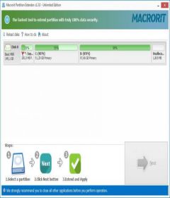 Macrorit Partition Extender 1.3.1 Unlimited Edition + keygen