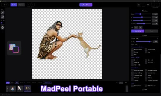 Download MadPeel AI Background Remover 1.0.0 Portable
