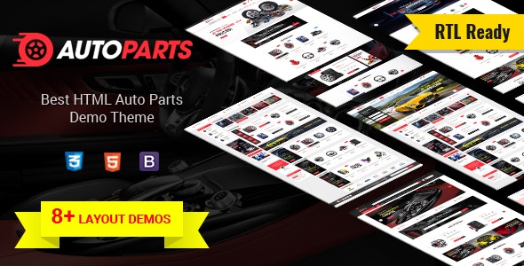 AutoParts v1.0 - Tools, Equipments and Accessories Store HTML Template