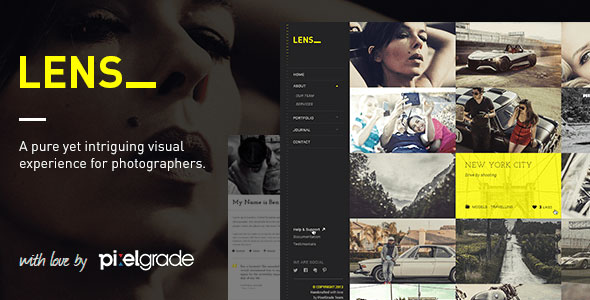 LENS v2.5.1 - An Enjoyable Photography WordPress Theme