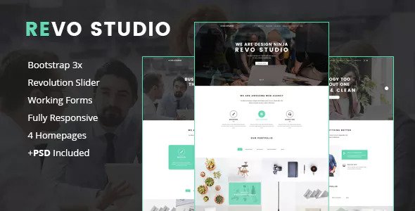 Revo Studio - Multipurpose Landing Page