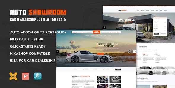 Auto Showroom v1.2.0 - Car Dealership Joomla Template