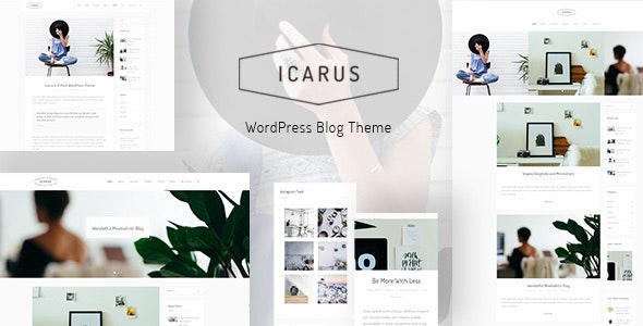 Icarus v1.0.0 - Personal Blog WordPress Theme