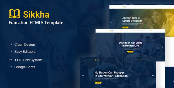 Sikkha v1.0 - Education HTML Template