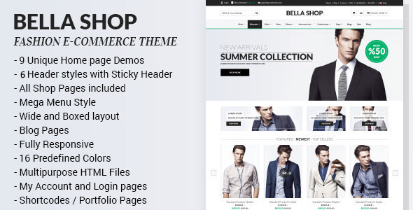 Download Bella – eCommerce HTML Shop with RTL | Free Nulled Scripts